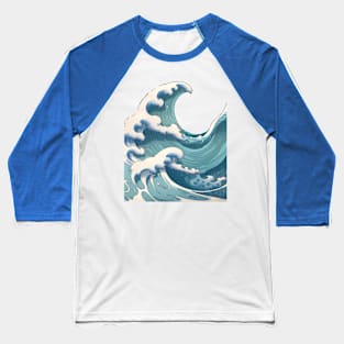 waves design Baseball T-Shirt